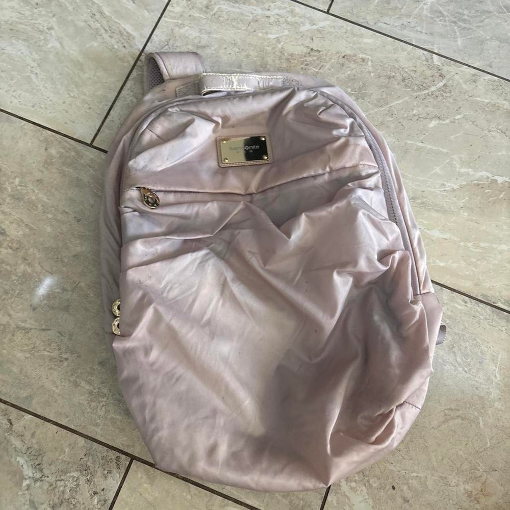 Samsonite Red Backpack Dusty Rose Pink Travel Bag 55S*48001